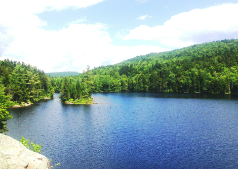 Little Rock Pond, perfect spot for hikers