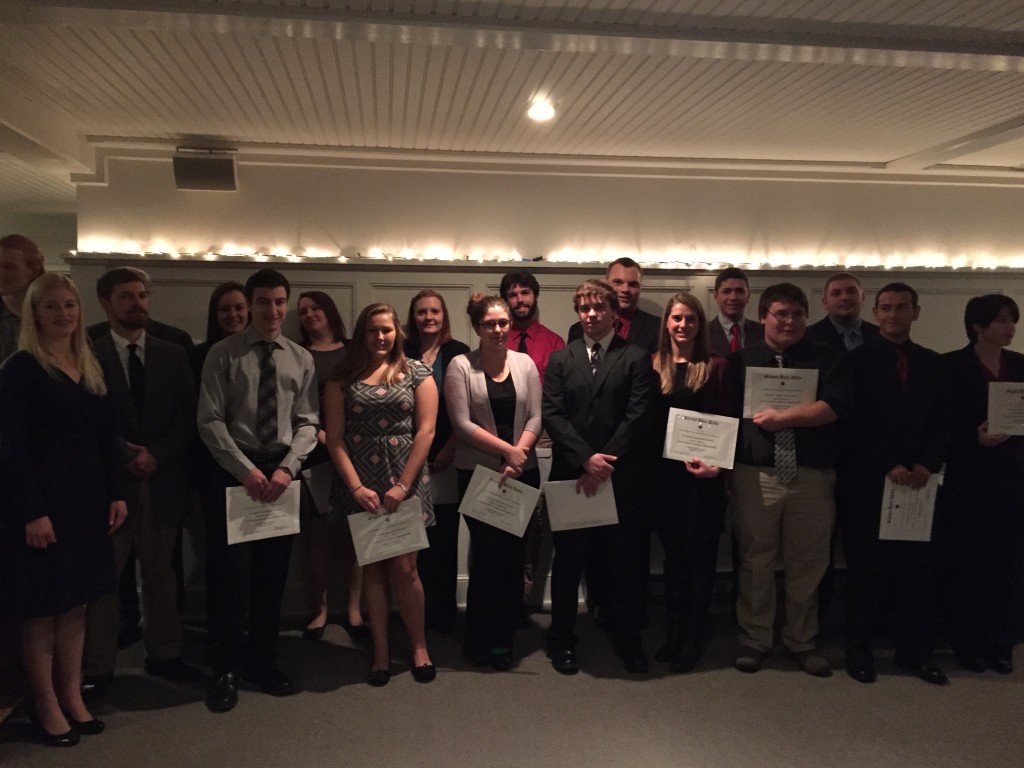 Business students honored