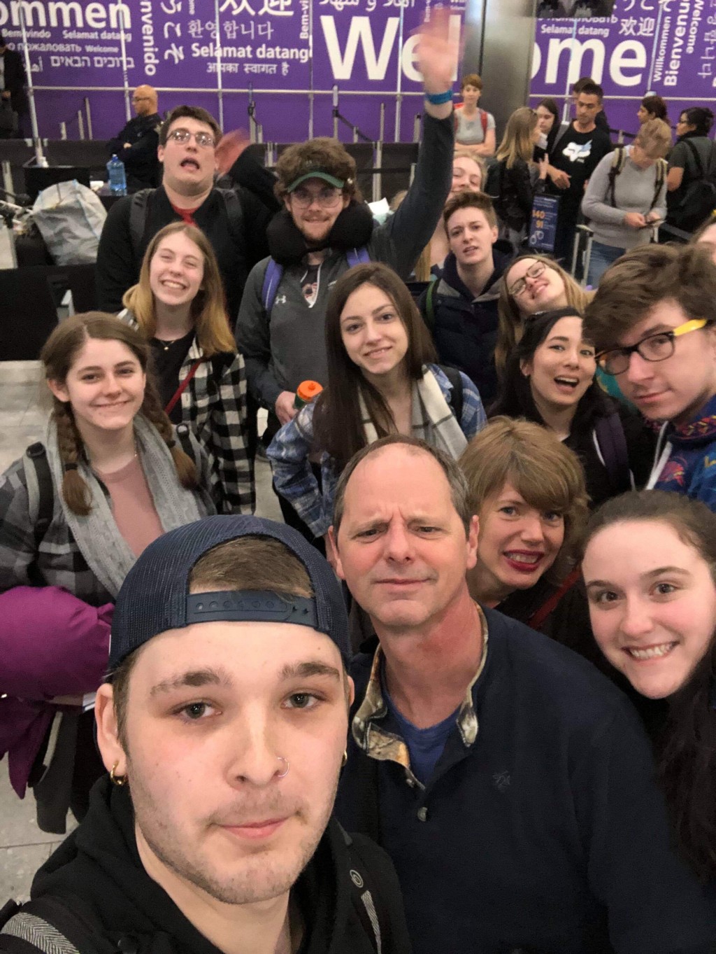 Theater students invade London