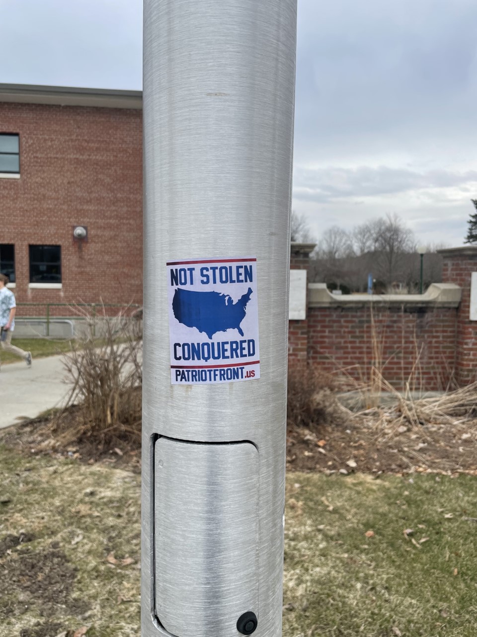 White supremacist stickers found on campus