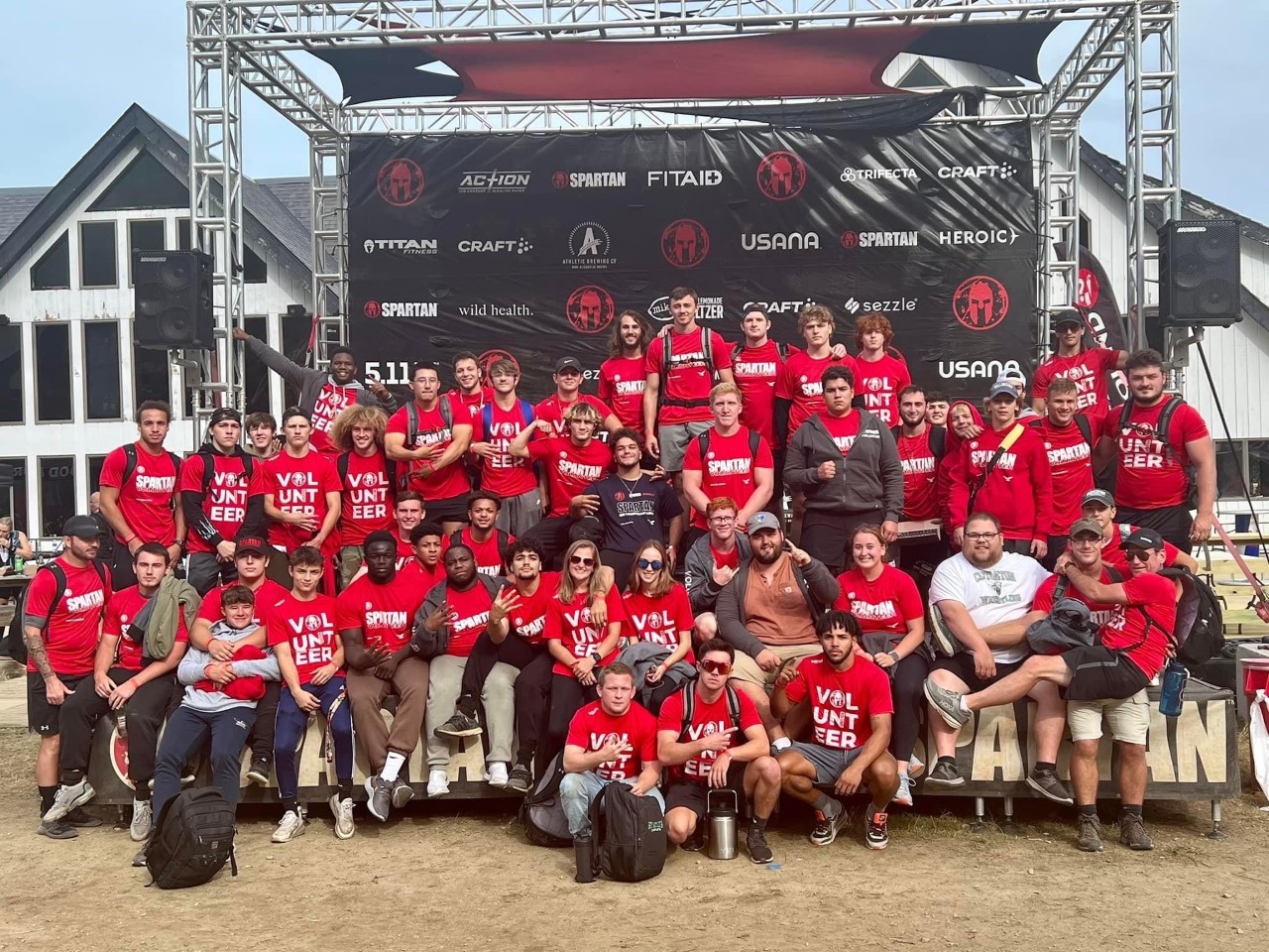 CU teams volunteer Spartan Race