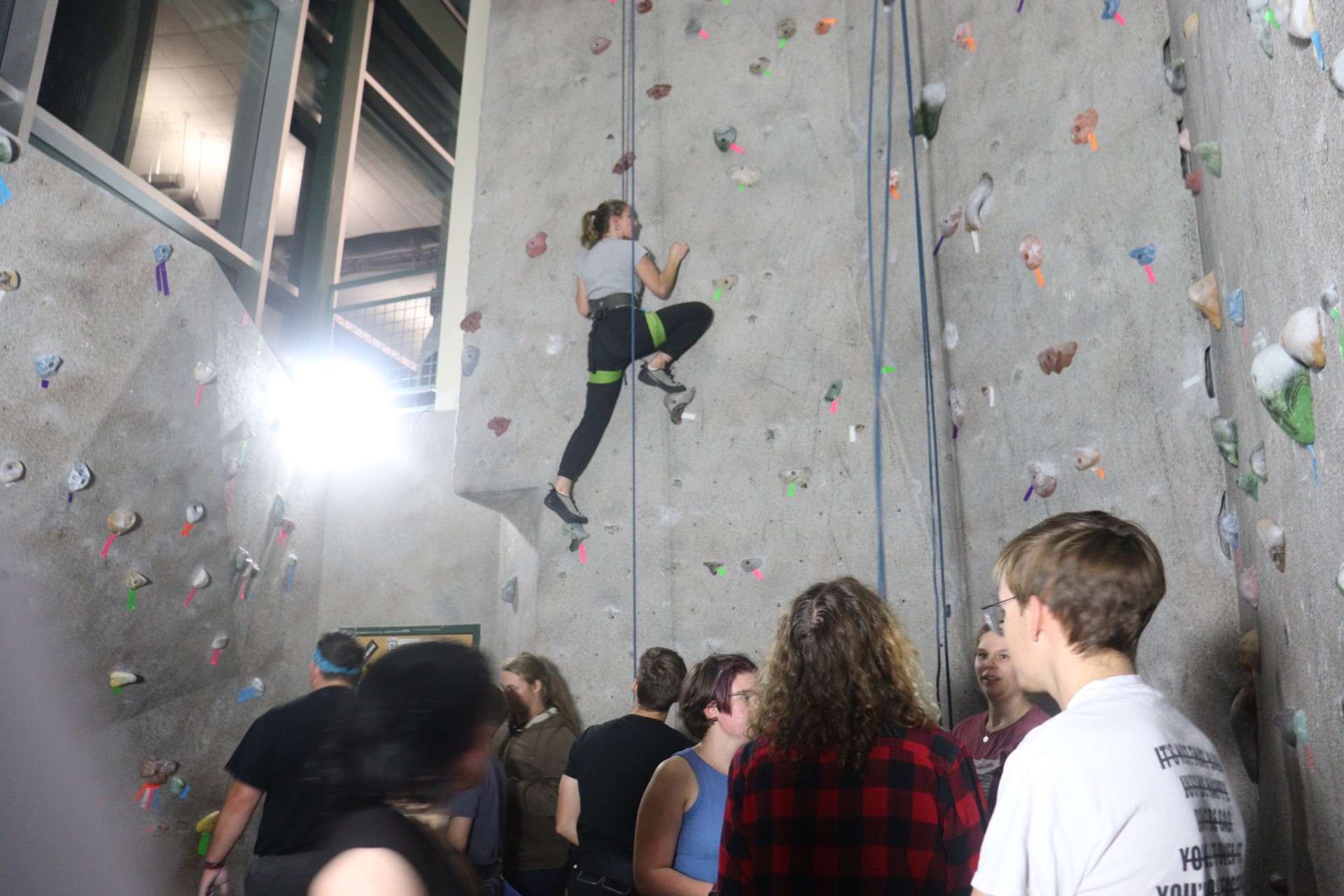 Climbing Club and rock wall back in action after 2 months